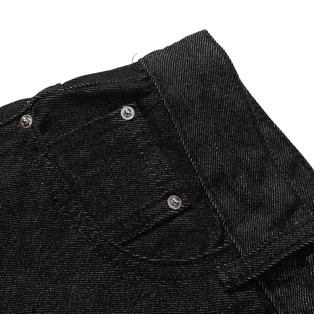 Barbed Wire Embroidered Bootcut Jeans