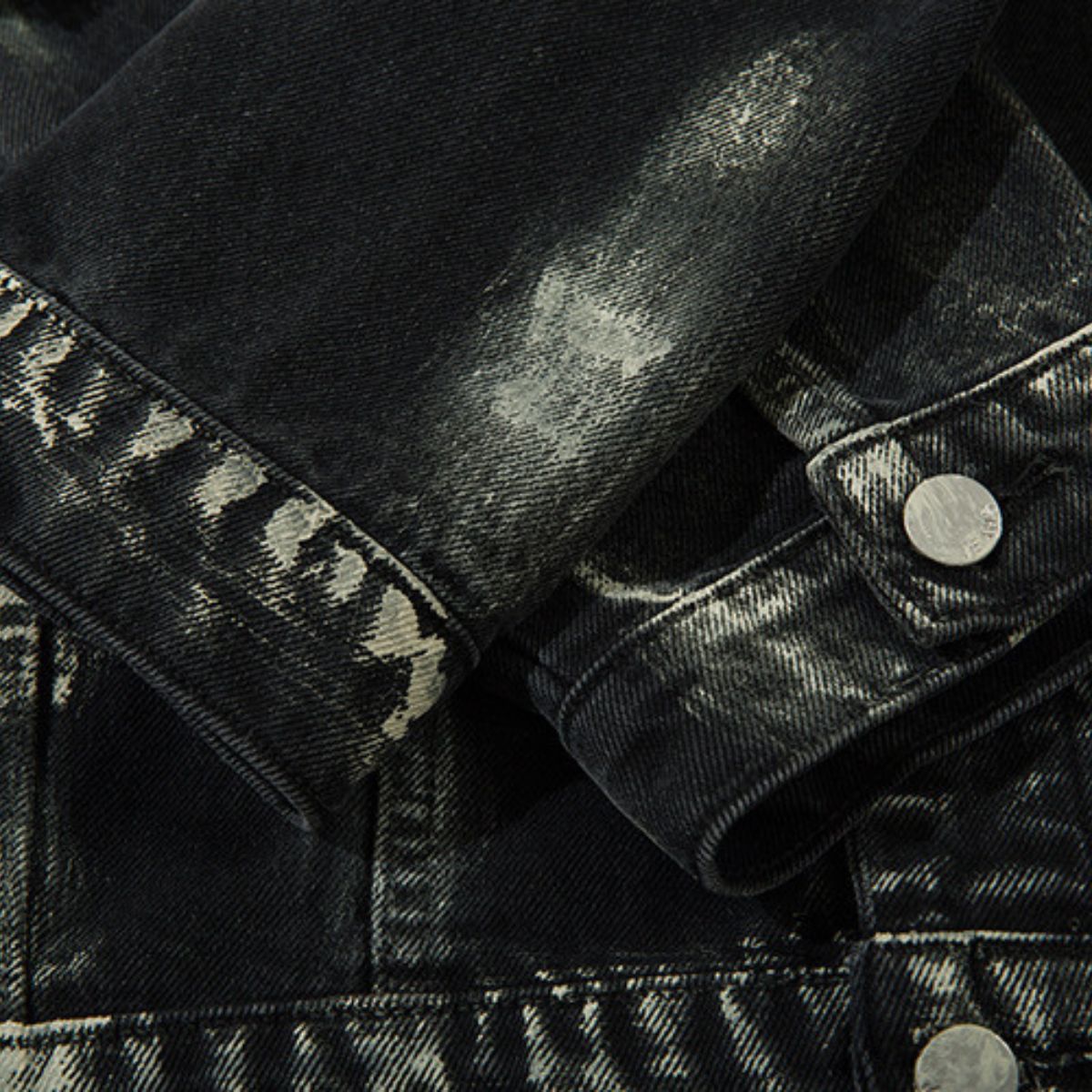 High Street Gradient Washed Denim Jacket