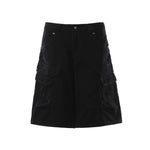 Multi Pocket Cargo Denim Shorts