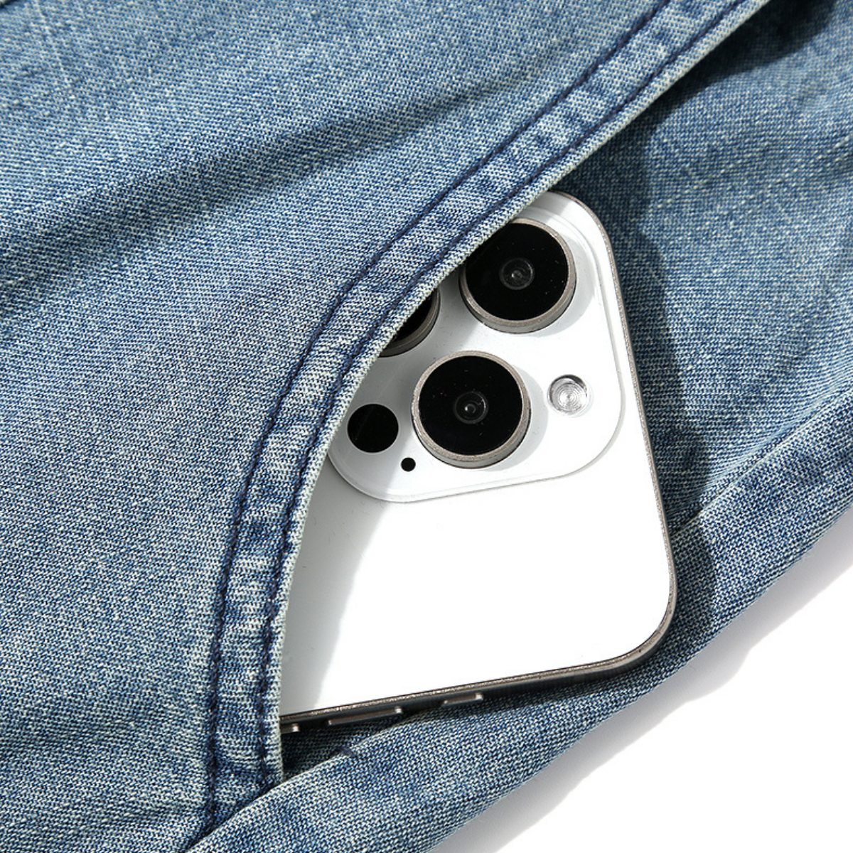 Button-Front Sleeveless Denim Belted Shirt Dress