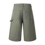Bermudas con bordado lavado vintage