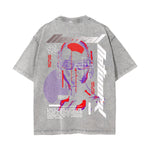 Neural Streetwear Brutalism Graphic Stone Wash Tee-INNBLAC Fashion Apparel