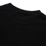 Women's Black Slim-Fit Stretch Crew Neck ShortSleeve Tee