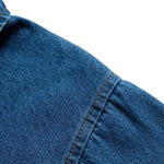 Vestido midi vaquero sin mangas con botones y aberturas en la parte delantera