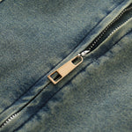 Vintage Wash Strappy Denim Maxi Dress