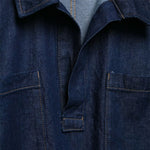 Women's Oversized Pullover Denim Shirt