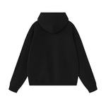 Cotton Structured French Terry Boxy Hoodie