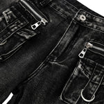 Smoke Rise Y2K Raw Edge Bootcut Jeans