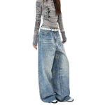 Vintage Faded Wide Leg Jeans