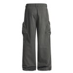 Relaxed Fit Tactical Cargo Zipper Pants
