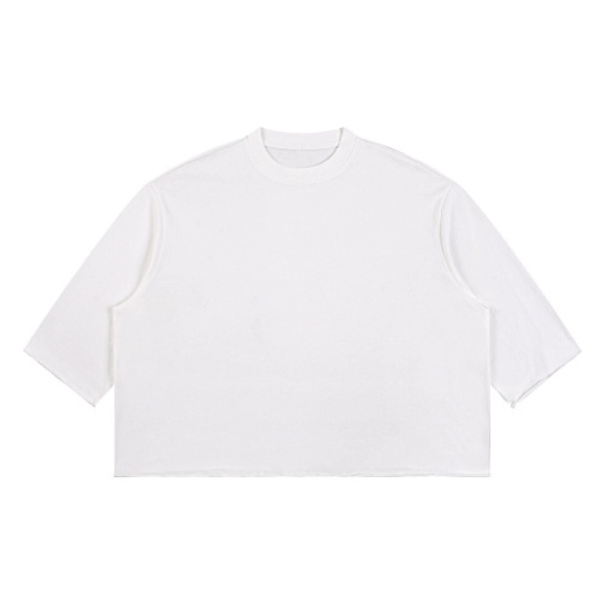 Heavyweight Vintage Wash Relaxed Fit Raw Edge T-Shirt