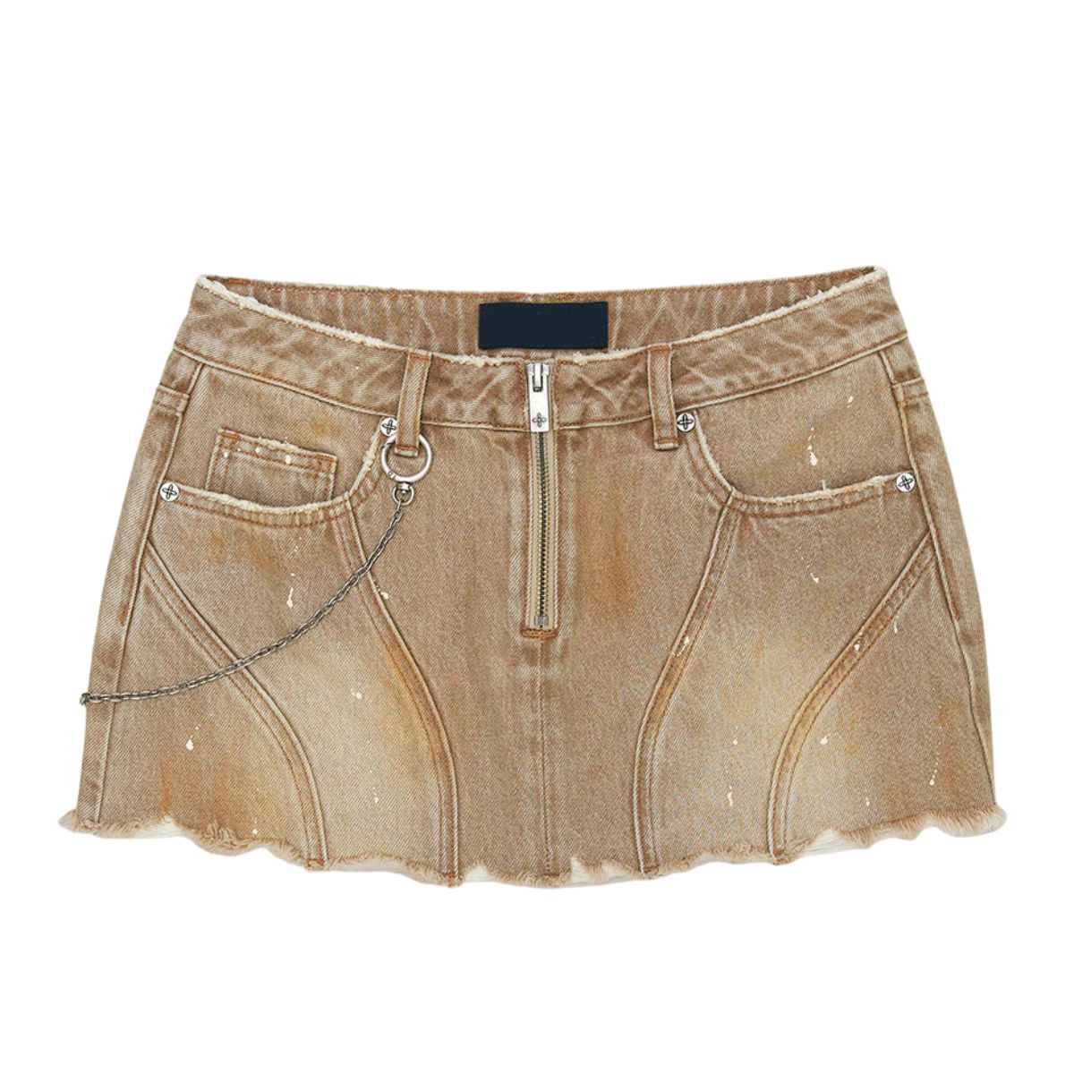 Wild Cowboy Denim Mini Skirt