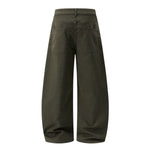 Seam‑Panel Balloon Wide Leg Trousers