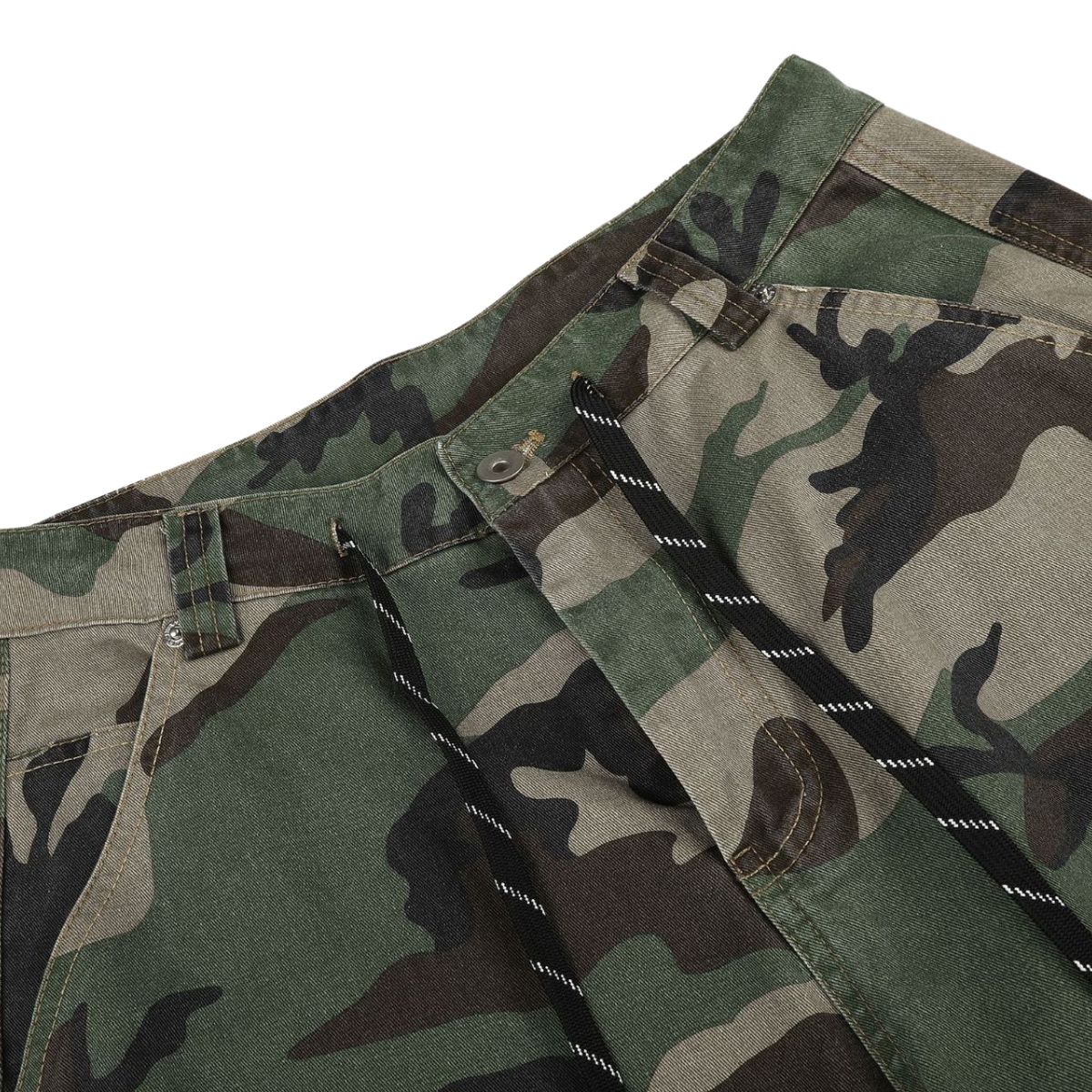 Streetwear Camouflage Patchwork Cargo Pants