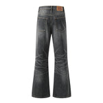 Whiskering Process Vintage Denim