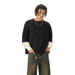 Boxy Fit Two-Layer Sleeve T-Shirt 280gsm