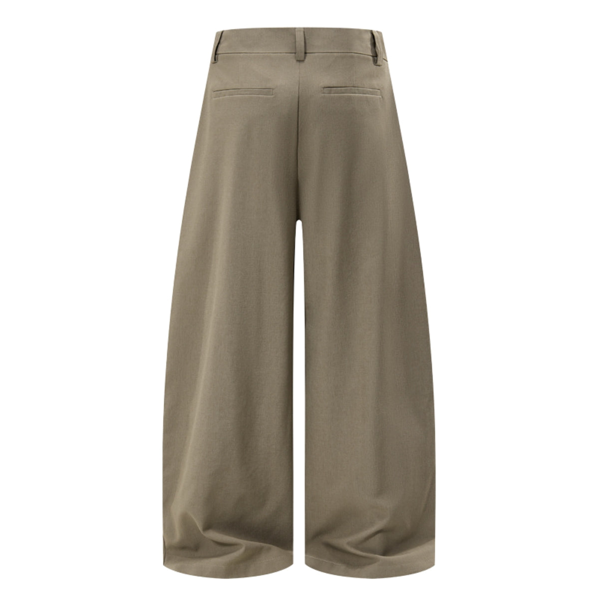 Minimalist Wide-Leg Pleated Pants
