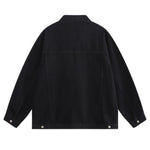 Hong Kong Style Vintage Washed Denim Jacket