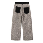 Vintage Leopard Print Balloon Leg Jeans