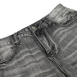 Vintage Washed Straight Leg Jeans