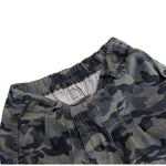 Camo Utility High Waist Loose Fit Bermuda Shorts