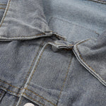Shorts vaqueros con mariposas bordadas y adornados con perlas