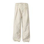 Striped Corduroy Patchwork Relaxed Fit Multi-Pocket Utility Cargo Pants