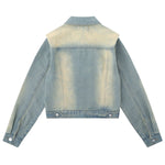 Designer Shoulder Padded Denim Jacket