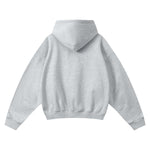 Vintage Fleece‑Lined Oversized Curved Sleeve Hoodie