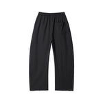 Heavyweight Washed Slit‑Destroyed Curved Wide Leg Pants