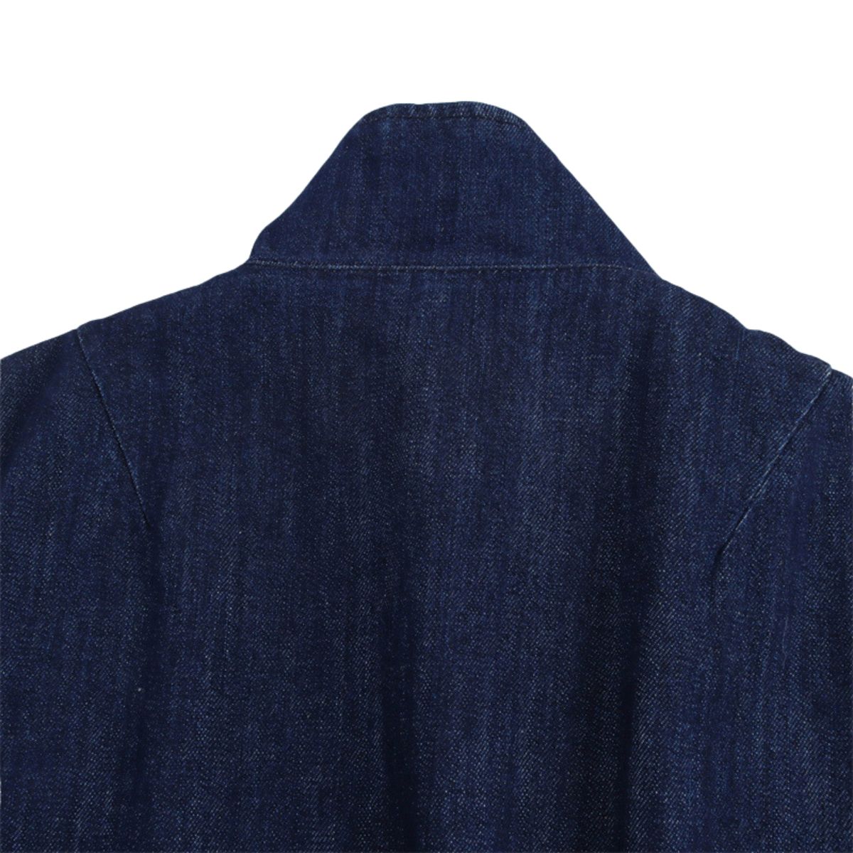 Vestido midi vaquero sin mangas con botones y aberturas en la parte delantera