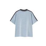 Vintage Waffle Colorblock Boxy Fit Heavyweight Polo T-Shirt