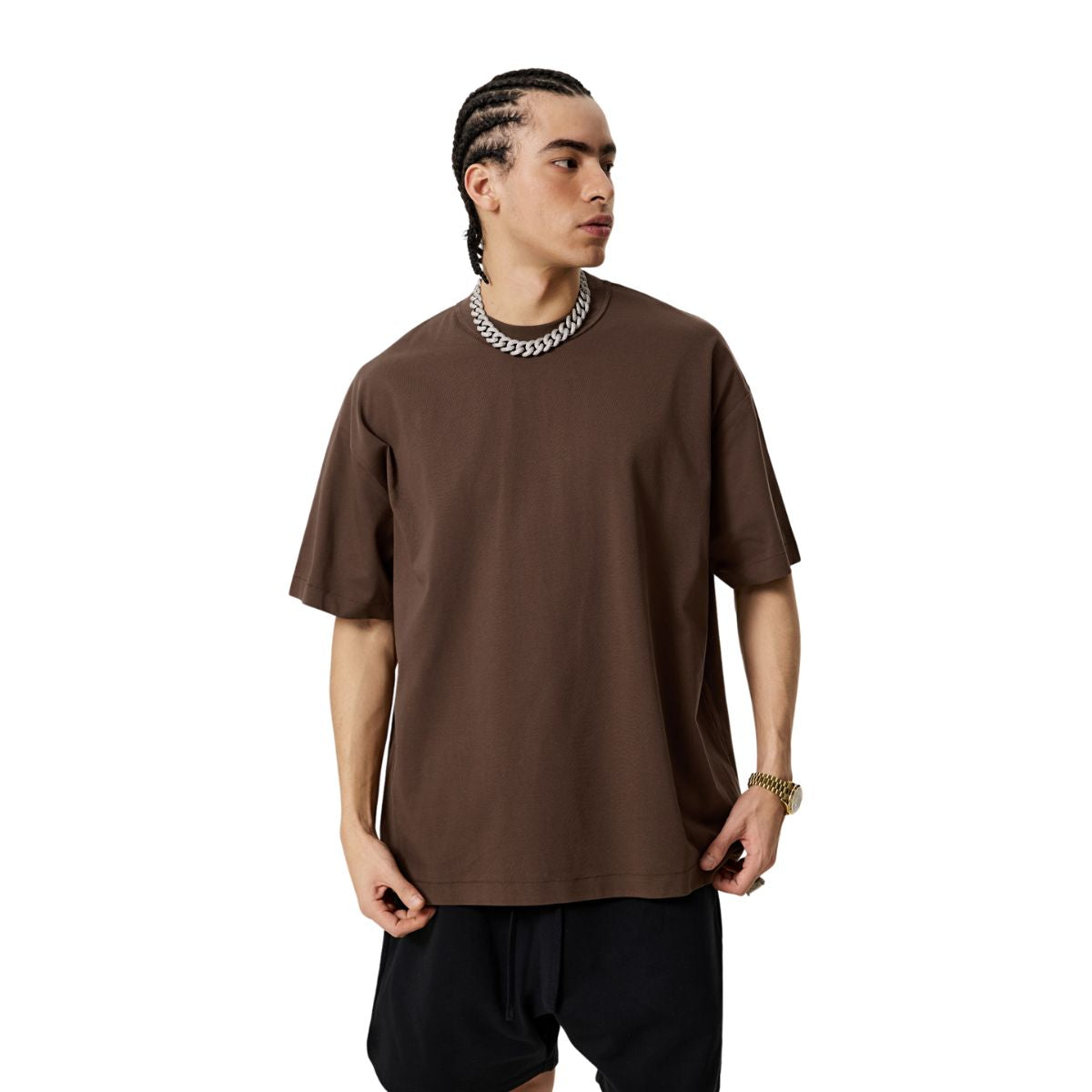 Quick Dry Reverse Stitch Loose Fit Tee 6oz