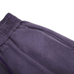 Vintage Washed Distressed Gradient‑Purple Relaxed Wide‑Leg Trousers