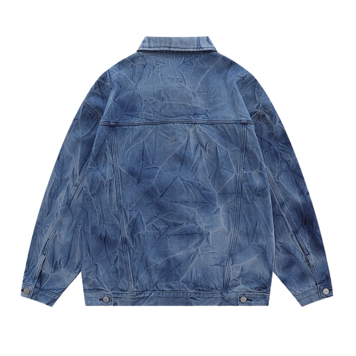 New Stylish Water Wave Denim Jacket