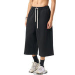 Baggy Fit Fleece Cropped Sweatpants