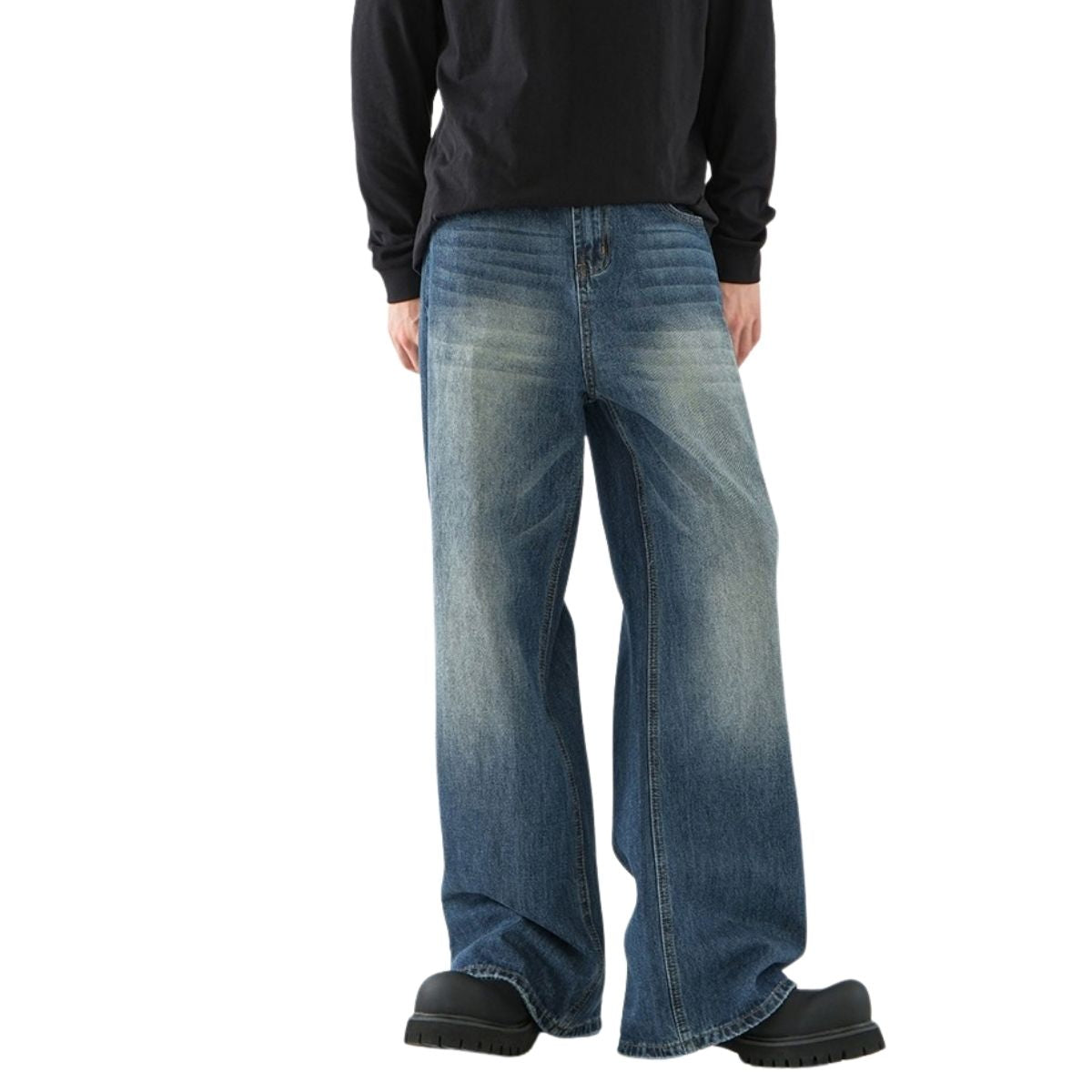 Men’s Y2K Baggy Wide Leg Jeans