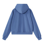 Old Money Drop‑Shoulder Loose V‑Neck Hoodie