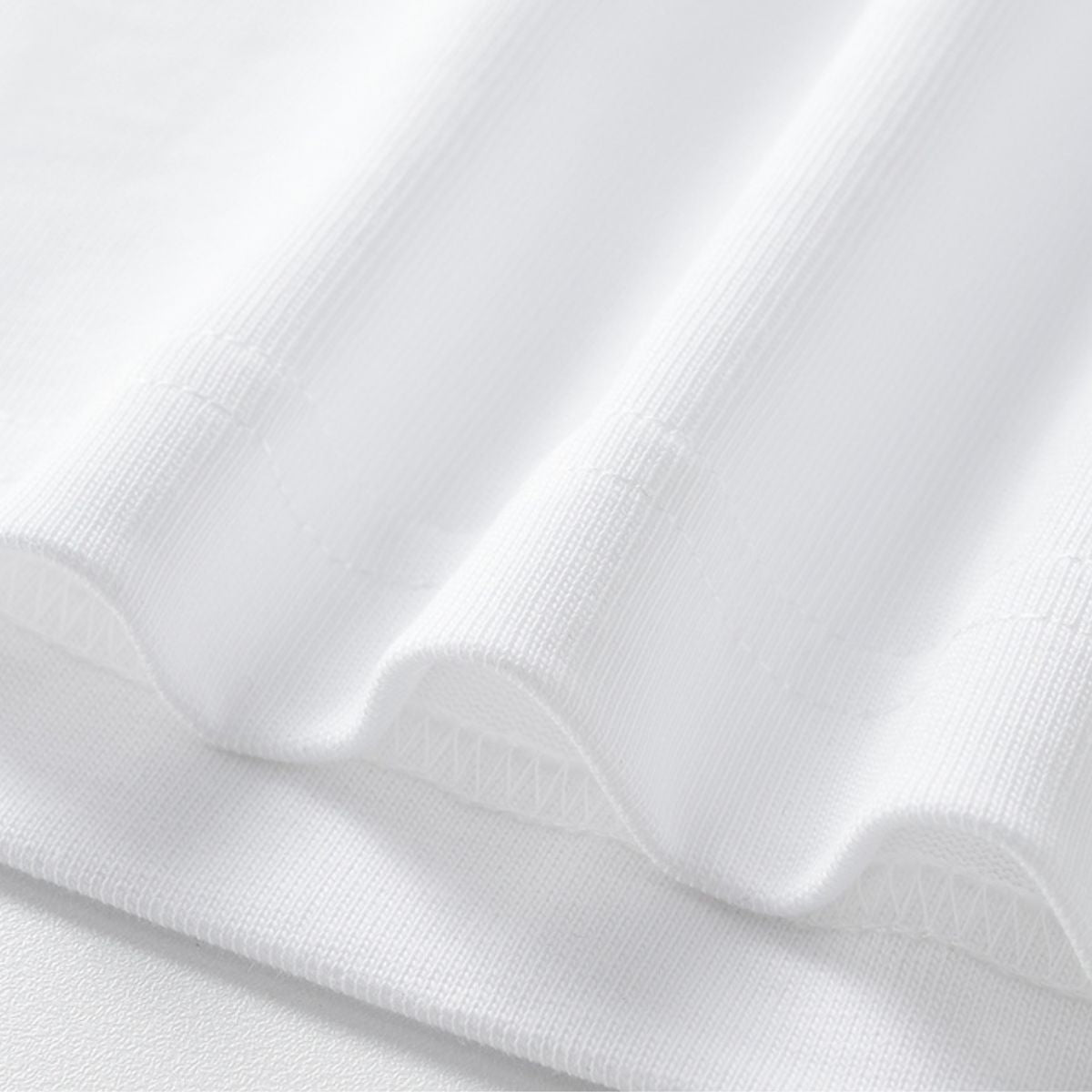 Solid Loose Fit Long-Sleeve Cotton T-Shirt 305gsm