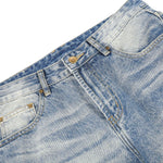 Vintage Washed Whiskered Flared Jeans