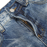 Vintage Whiskering Relaxed‑Fit Casual Jeans