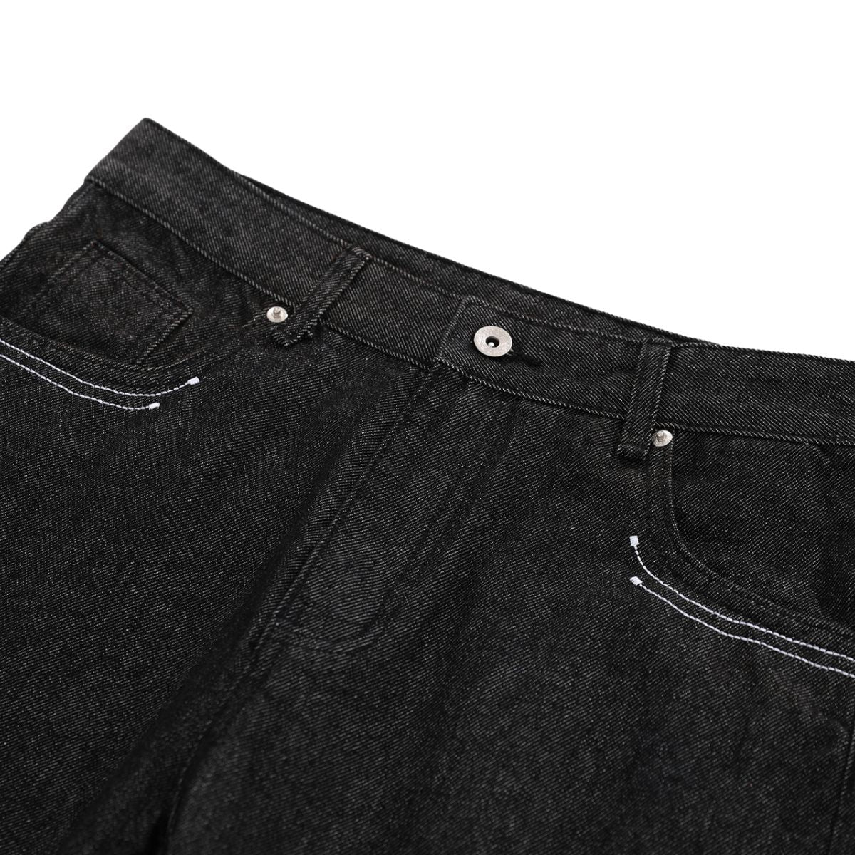Vintage Raw Denim Wide Flare Jeans