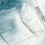 Hipster-style Tie-dye Vintage Loose Gradient-color Denim Jacket