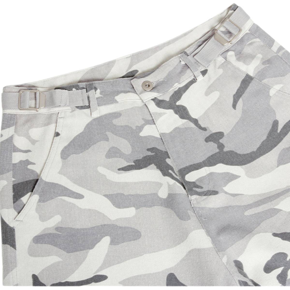 Camouflage Patchwork Multi Pocket Relaxed Cargo Pants
