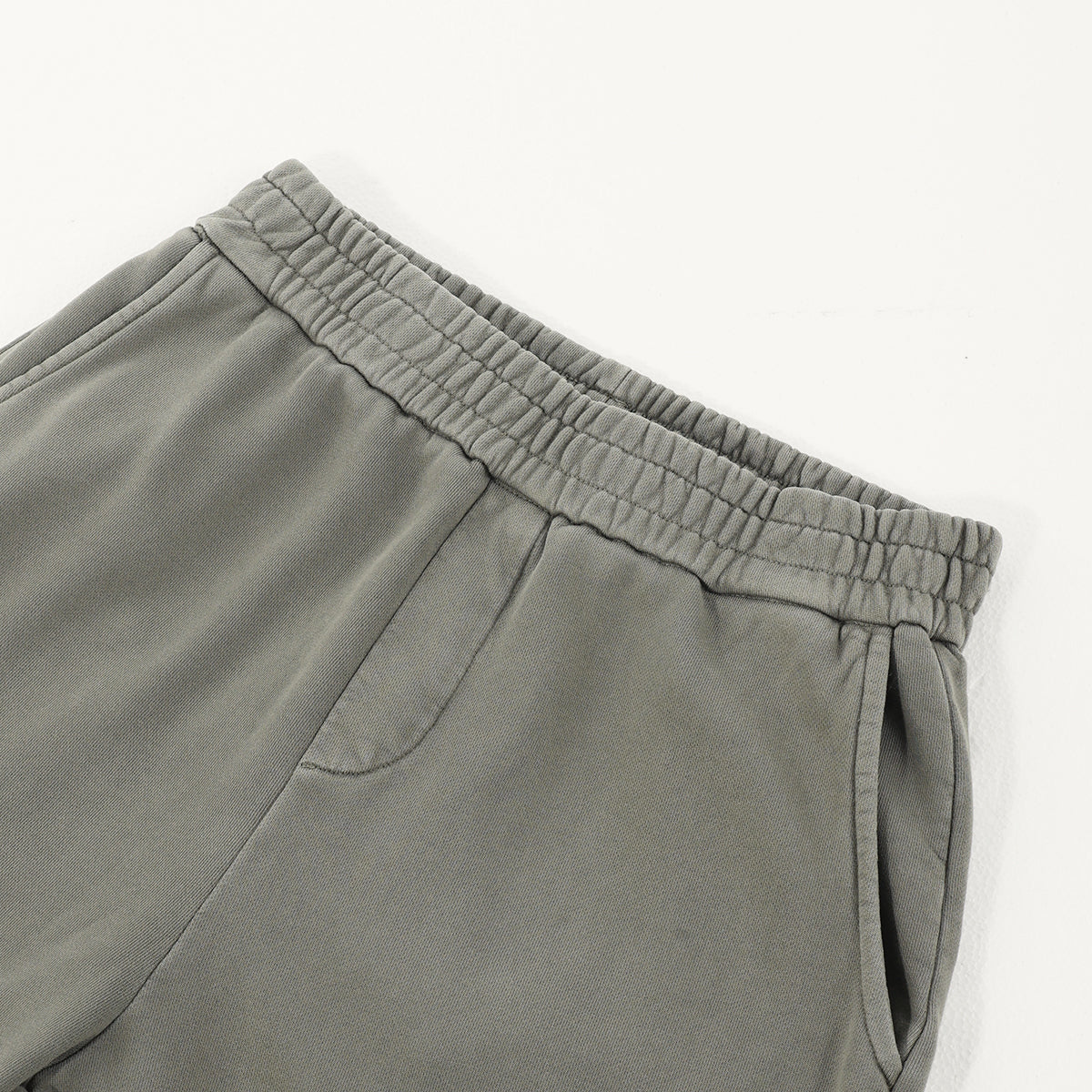 Washed Distressed Fabric Patchwork Vintage Pants