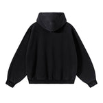 Sudadera con capucha de felpa de novio de gran tamaño