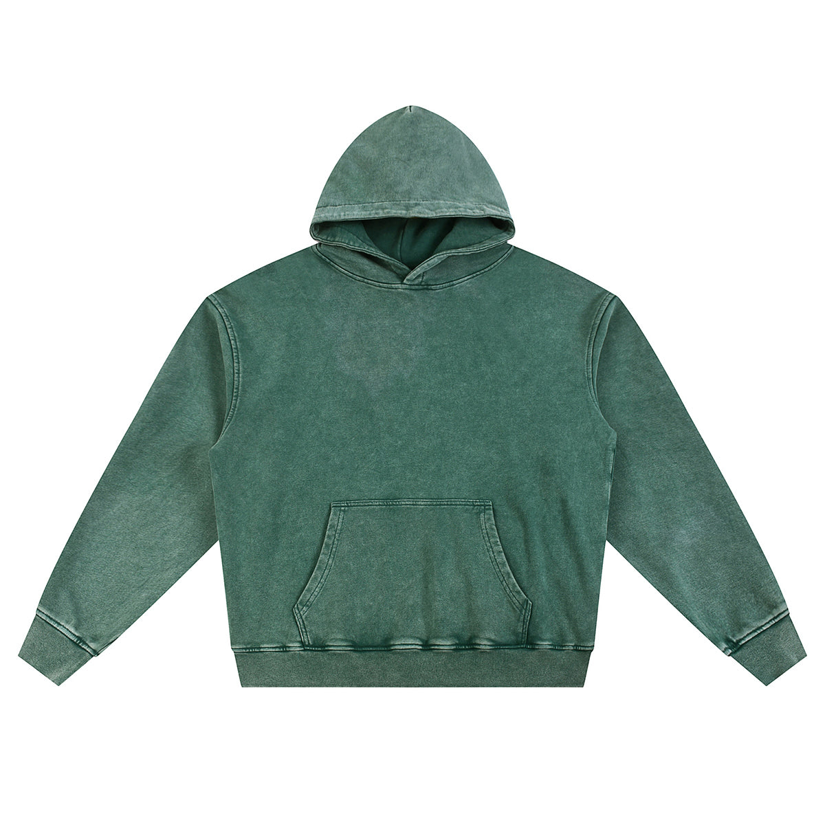 Heavyweight Washed Cotton Baggy Hoodie