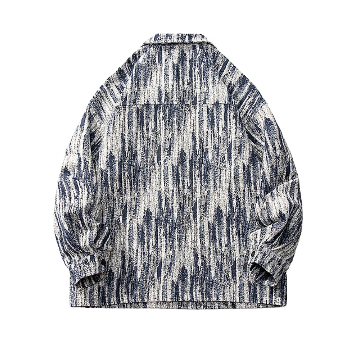 Oversize Streetwear Colorful Yarn Washed Denim Jacket