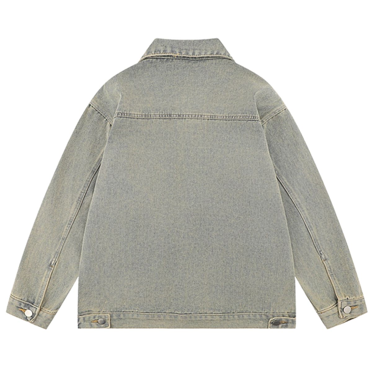 Unisex Retro Street Washed Vintage Denim Jacket
