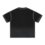 Bold Gradient Fade Oversized Design T-Shirt